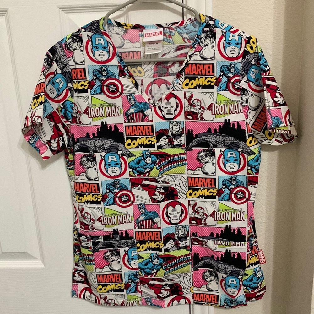 Marvel Scrub Top